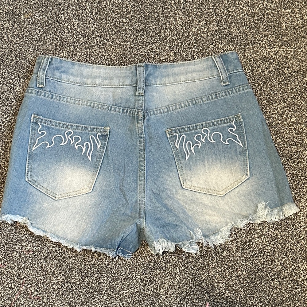 Denim Blue Women Shorts